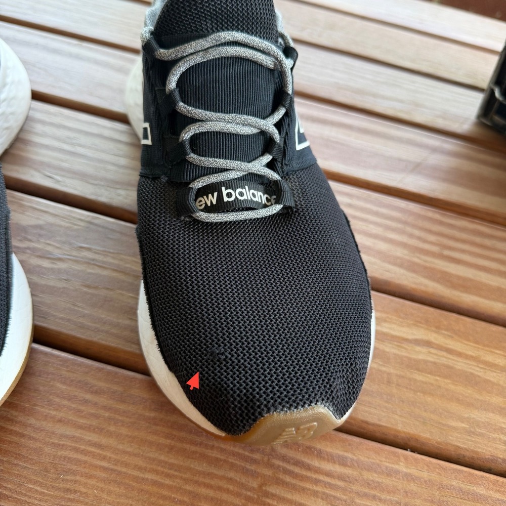 New Balance Fresh Foam Roav Mens Running Shoes Black White Gum MROAVTK Size 10.5 - Picture 9 of 13